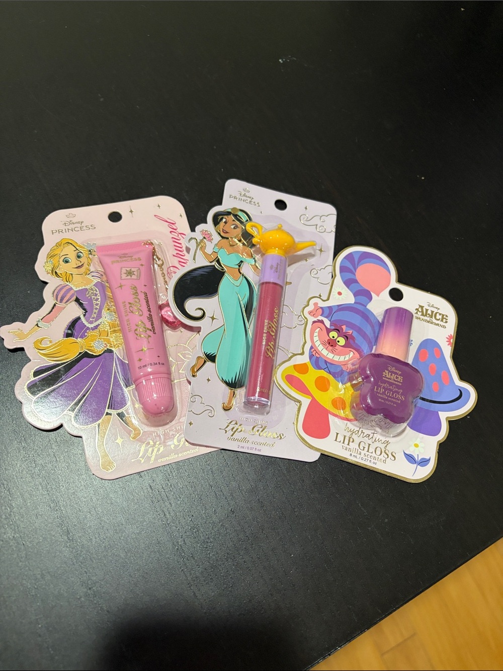 Disney Princess’s and Cheshire Cat Brand New trending! Lip Gloss Trio